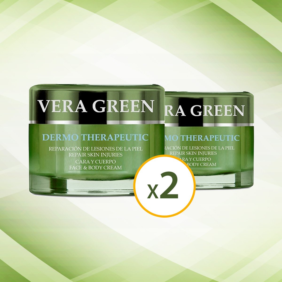 greenfrogaloe's tweet photo. Combate los síntomas de la dermatitis con la crema Vera Green Dermo Therapeutic. ¡La segunda unidad a mitad de precio! Entra en nuestro web, selecciona dos unidades de la crema Dermo Therapeutic y el descuento se aplicará automáticamente en tu carrito. 👉
 https://t.co/cHZ4Jc7NiZ https://t.co/W2BUOVBbgO