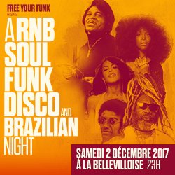 <a href="/FreeYourFunk/">Free Your Funk</a> special #soul #funk #disco #rnb #brazil c'est ce samedi 2dec @labellevilloise avec 3 grands djs <a href="/erikrug/">erikrug</a> @BABAFLEX_JZFQ et <a href="/romainbno/">romain bno</a> Préventes : bit.ly/2ylF0cY