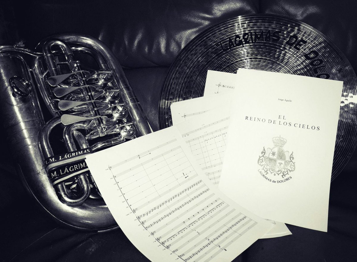 A falta de matices queda incluida en el repertorio una nueva composición, la primera de <a href="/AgustinCastroRo/">Agustin Castro</a> para nuestra agrupación titulada "Tu Amor Mi Pasión" 🎺🎼
En la noche del Martes se empezó el montaje de "El Reino de los Cielos" nueva marcha de <a href="/JorgeAguilaO/">Jorge Águila Ordóñez</a> 
 #NoParamos