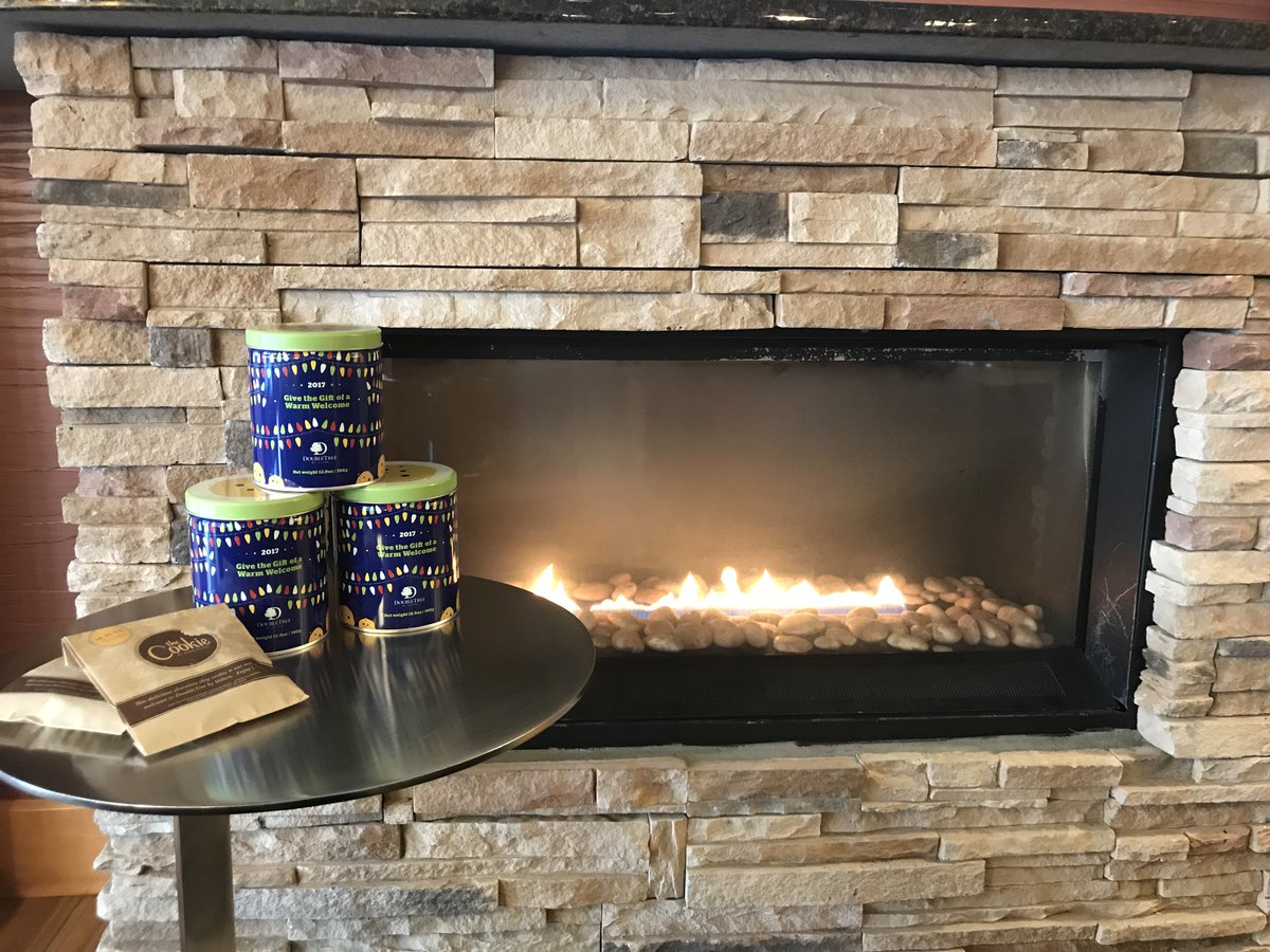 DoubleTreeAkron's tweet image. Our holiday cookie tins are in! Stop in and grab some of our famous DoubleTree Cookies!
