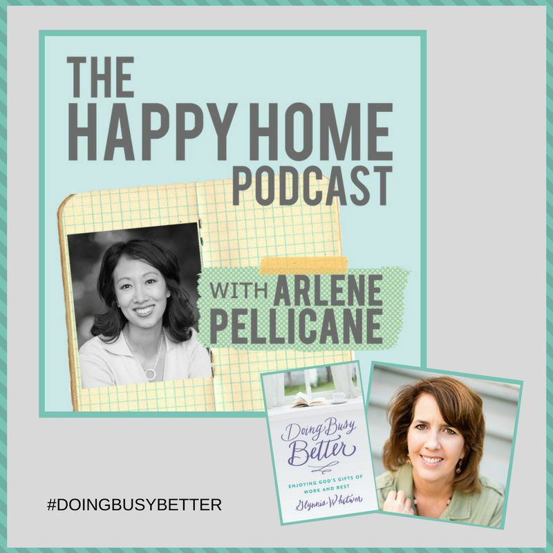 How can you improve the quality of your calendar and life this holiday season? Join me on <a href="/ArlenePellicane/">ArlenePellicane</a> Happy Home podcast as we discuss #doingbusybetter: buff.ly/2iekyIg.