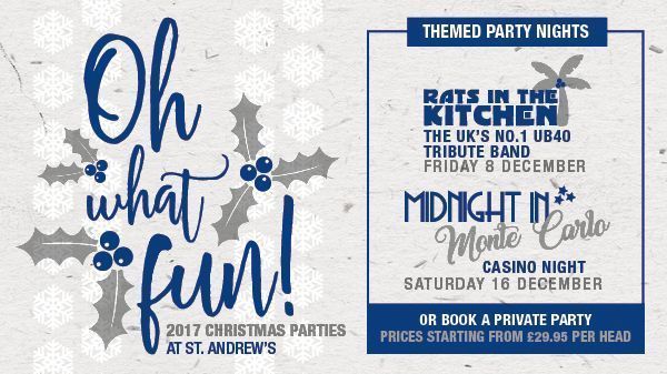 ❄️🎄 Have you finalised your Christmas party plans?

Here at St. Andrew’s, celebrate in style and choose from a selection of luxury suites, enjoy award-winning food and top class entertainment.

More details 👉 socsi.in/YE12K #BCFC
