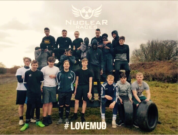 NuclearExpDays's tweet photo. What a great day with the young guys from @Academy1Sports - we pushed them out of their comfort zones, but they got #stuckin #lovemud https://t.co/PrRUY6BB9B