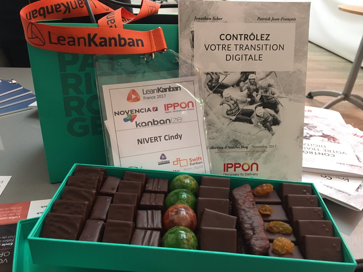 cindy_nivert's tweet photo. Attention gourmande du @LeanKanbanFr 🤗 De quoi prendre des forces ! #sponsorGold #leankanban #ippontech https://t.co/bTtl6psZSF