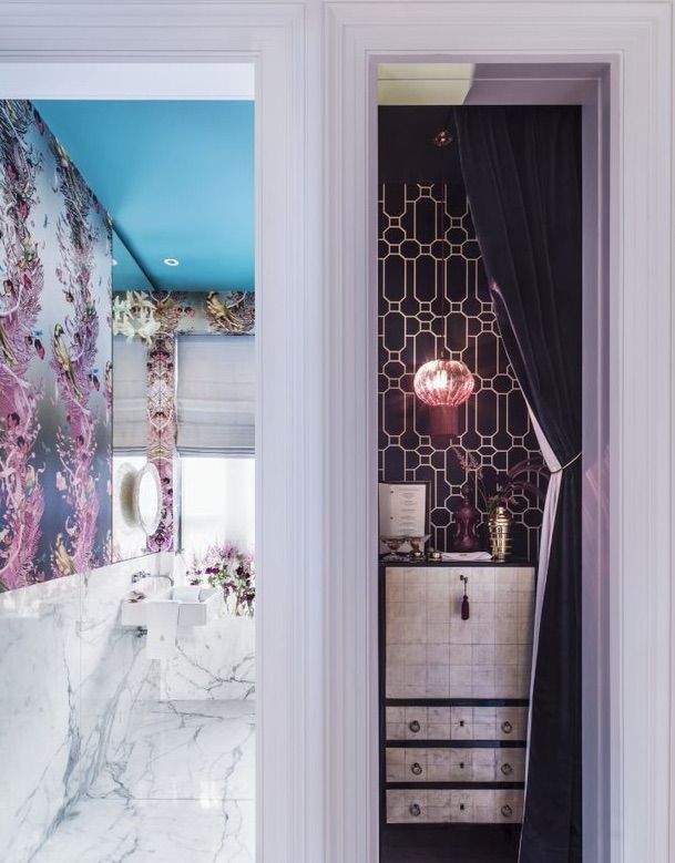 Cocktail hour! We adore this adorable silver leaf cocktail bar in its little hideaway by <a href="/hazel_collins/">Hazel Collins design</a>. We're open until the 10th of December - fancy this little cabinet for Christmas? All of #HolidayHouseLondon is shoppable - with 20% of proceeds going directly <a href="/bcrfcure/">The Breast Cancer Research Foundation</a>!