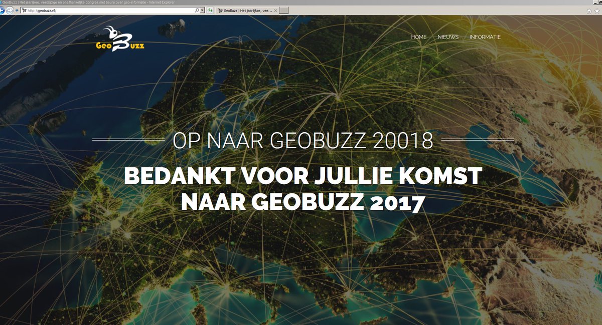 bheite's tweet photo. Met de lange termijn planning van @GeoBuzz_Event zit het wel goed #20018 https://t.co/R6upde3d6n