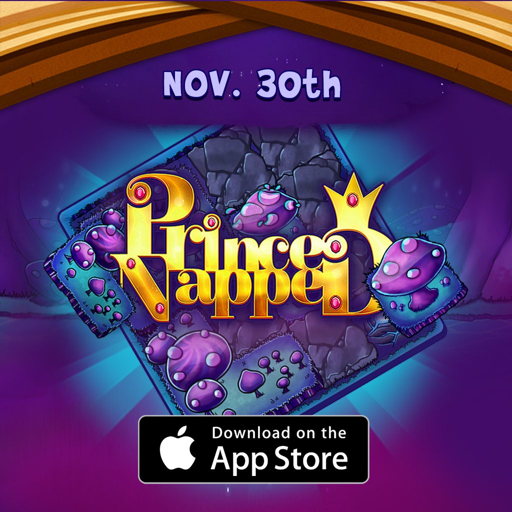 KerchunkGames's tweet photo. In less than 24 hours, #PrinceNapped will be available on @AppStore for #iOS devices in the US, UK, Canada, &amp; Australia! Get Ready! #FREE #mobilegames https://t.co/UN6niOc23x