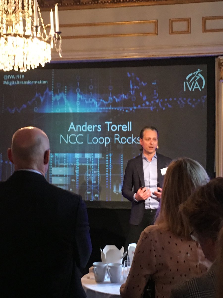 SvanteHagman's tweet photo. #nccab Anders Torell presenterar @loop_rocks på IVA:s temamöte om digitalisering https://t.co/tLwgaEt7KR