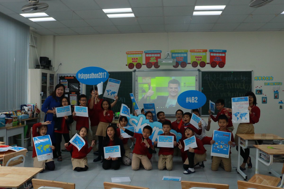 nguyenhuyen106's tweet photo. Giant thanks to @AnthonySalcito and #Skypeathon2017 event for giving us a great time. It couldn't be better. #4b2 https://t.co/2vvO5oEN2e