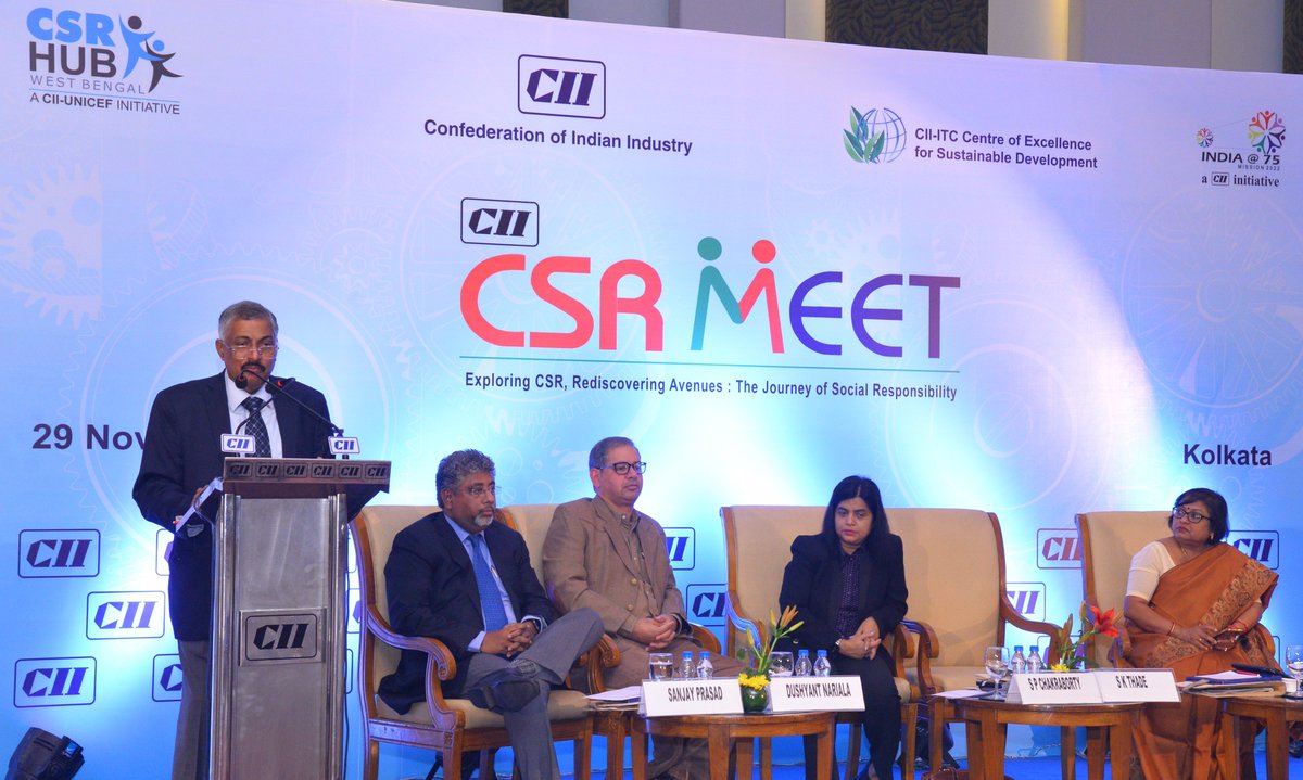 CIIEvents's tweet photo. Govt urges firms to invest in #education and skill development in far-flung corners of #WestBengal~Mr S K Thade, Principal Secretary to the Department of Backward Classes Welfare in West Bengal at #CSRMeet https://t.co/J3gcIOb8tH