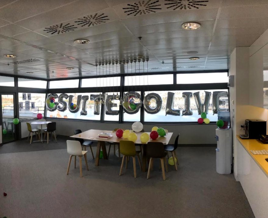 jellyfishglobal's tweet photo. We have #GoneGoogle! Today marks the 1st day of our transition to the Google Suite β and weβre all loving it!
Here are some celebration photos from our EMEA offices: https://t.co/SRjhxDrfxs