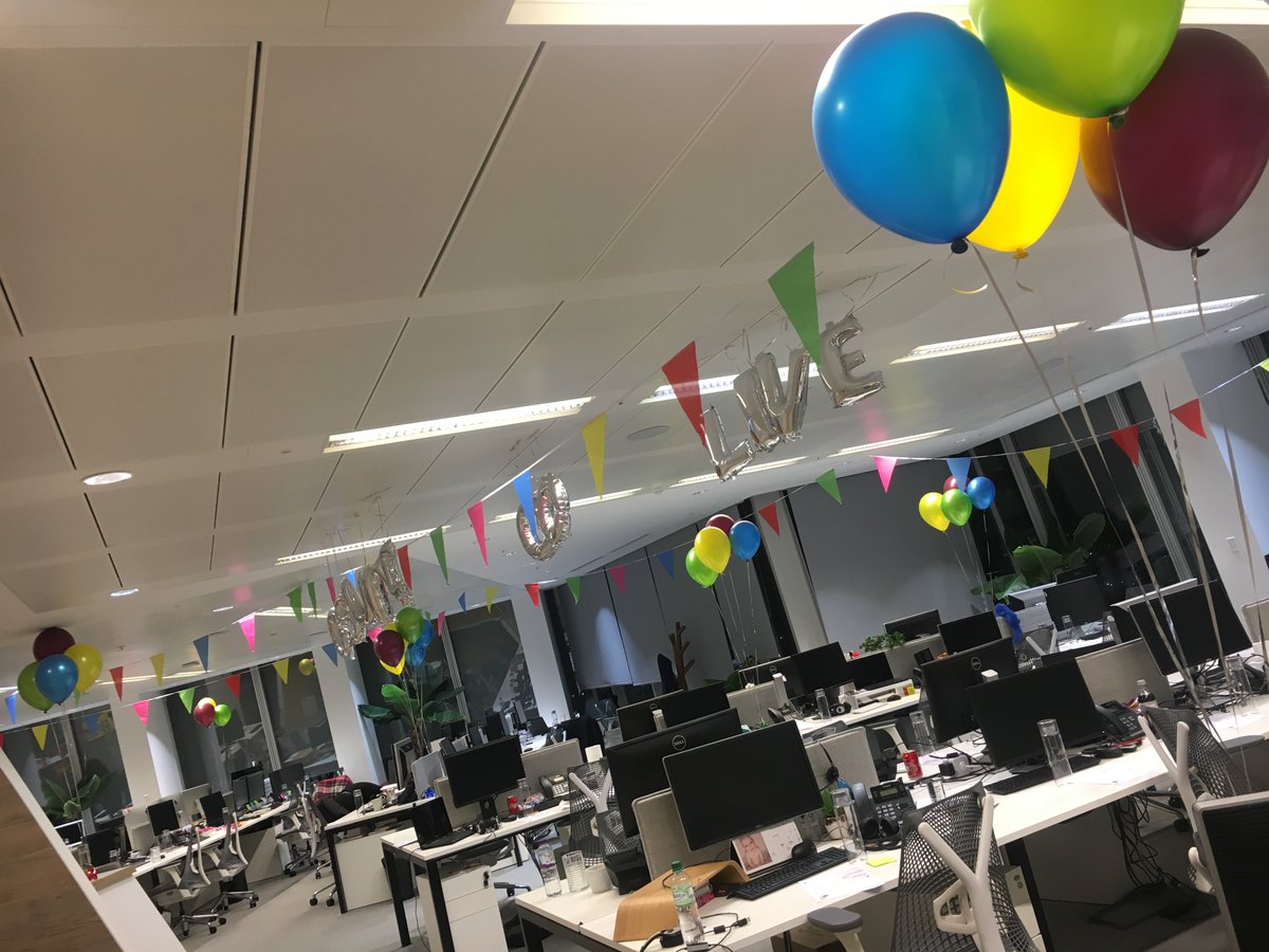 jellyfishglobal's tweet photo. We have #GoneGoogle! Today marks the 1st day of our transition to the Google Suite β and weβre all loving it!
Here are some celebration photos from our EMEA offices: https://t.co/SRjhxDrfxs