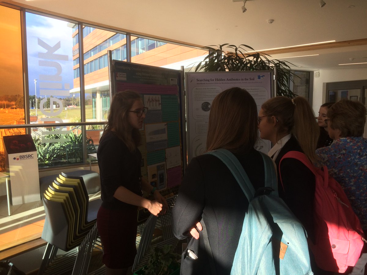 JohnInnesCentre's tweet photo. Weβve enlisted the help of some of our scientists, to showcase their work through posters and conversations #WOF17 https://t.co/HFjQVjcldF