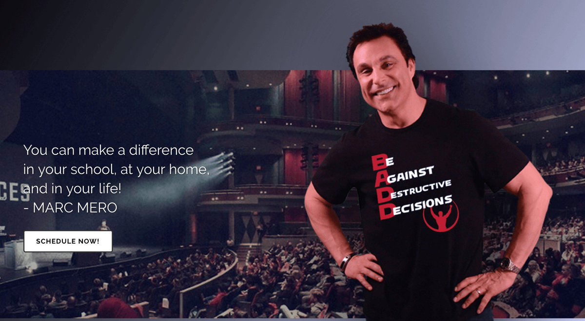 MarcMero's tweet photo. I have met with many students suffering from depression, self harming or having suicidal thoughts due to bullying at their school. Many schools need help, we need your help. Schedule an event Today!  https://t.co/DqAI3bzNg5 407-862-4800. https://t.co/XIcbSMTY2Z