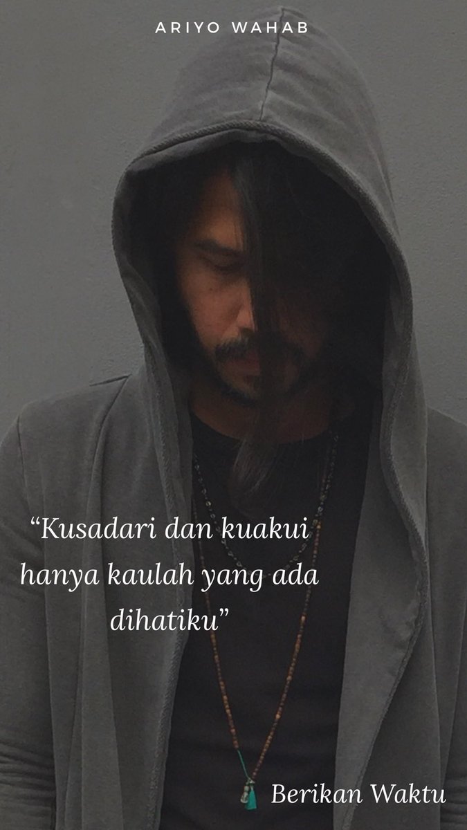 ariyowahab's tweet photo. Videoklip menyusul
#newsingle
#ariyowahab
#berikanwaktu
#awberikanwaktu
#awproject
#lyrics
@TRUPISmusic https://t.co/qVvDaizg3o
