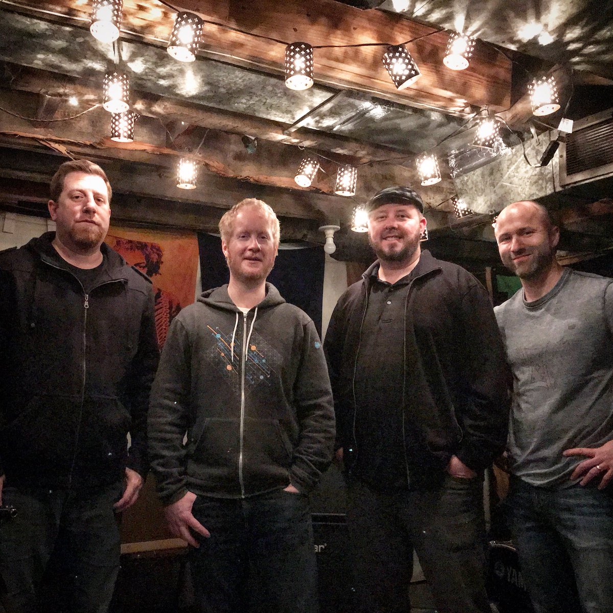 In our zone at Electric Funkeland! It’s been our home for the past four years. Another night of crafting sweet, loud rock ‘n roll. #homesweethome #rocknroll #louderthanlife