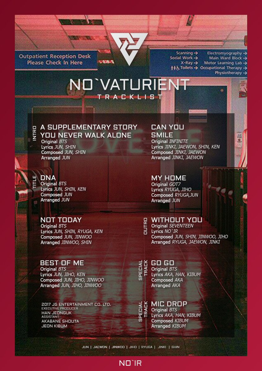 JGEntRP's tweet photo. — NO`1R / NOIR —

       ＮＯＶＡＴＵＲＩＥＮＴ
ＡＬＢＵＭ ＴＲＡＣＫＬＩＳＴ

2017.12.03
#JGNATION #NOIR #DEBUT #NOVATURIENT https://t.co/oJbF2nLMKW
