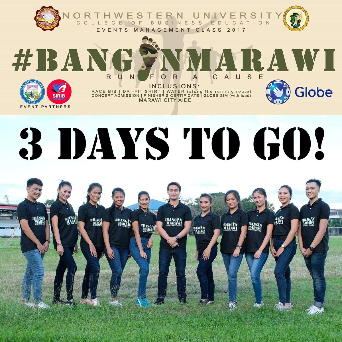 ITHSC2018's tweet photo. Hi! The Finance Committee is inviting you to join the event! Be one of the helping hands now!

You run, you help and you'll have so much fun! Join now! #BangonMarawi https://t.co/QrKM86TAHc