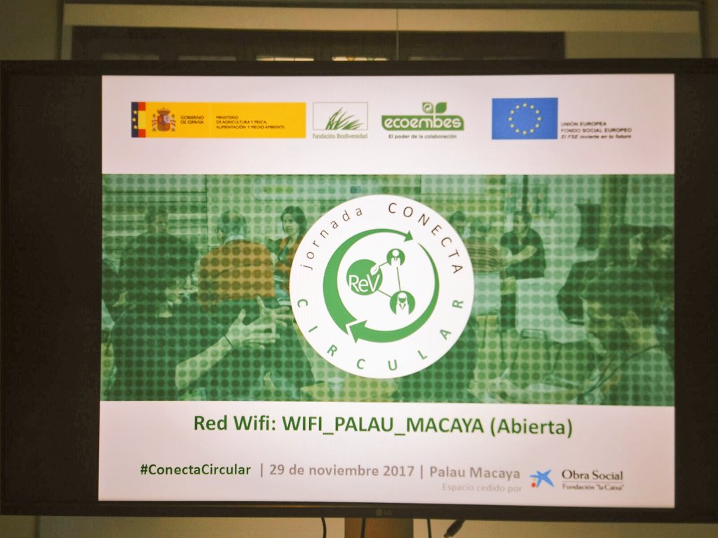 espigoladors's tweet photo. A la Jornada #ConectaCircular, hi hem participat també amb una proposta de pausa cafè amb productes recuperats @tandemsocial @emprendeverde @FBiodiversidad @ecoembes https://t.co/WIyHjVplwU