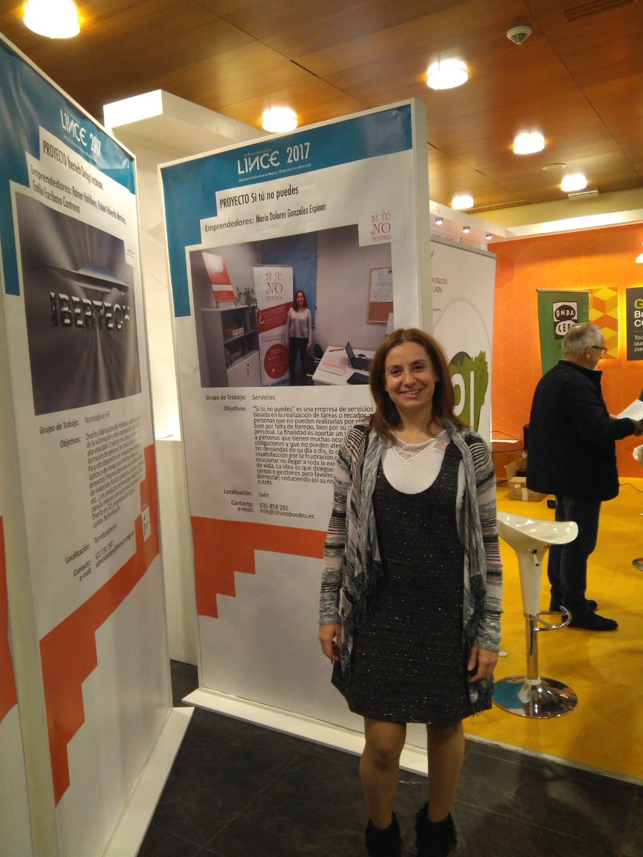 sinopuedes's tweet photo. 📣 Hoy estamos presentando nuestro proyecto en #ForoLince2017. Una experiencia más donde tenemos la oportunidad de aprender de buenos profesionales y de seguir sumando ilusión junto al resto de emprendedores.
#SiTúNoPuedes #Jaén #Recados #Gestiones #TiempoExtra https://t.co/DMuW3izmib