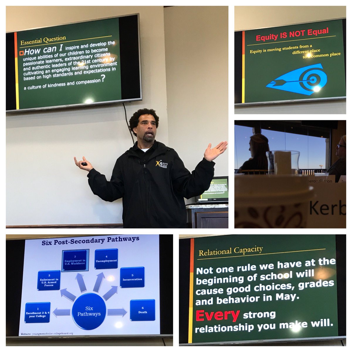 randi_kerby's tweet photo. Had a great day at Teacher Institute today. #goberissober #youdontsuck #checkyourspirit #opportunitygap #expectationgap #patrickbriggs #possibilitarians https://t.co/Ds9ueBIph5