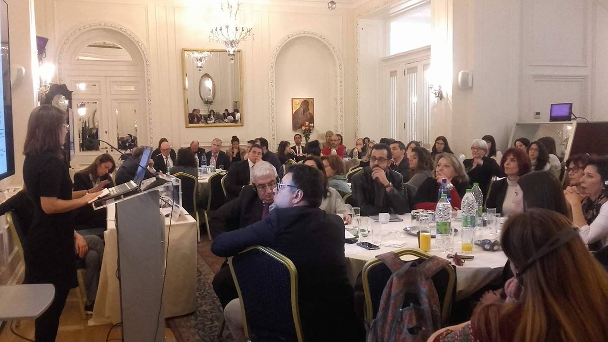 ukingreece's tweet photo. A joint UK/Greece seminar on #ModernSlavery and #HumanTrafficking hosted at the Embassy.  Great opportunity to share expertise and plan future joint work. https://t.co/soqzVSoBt3