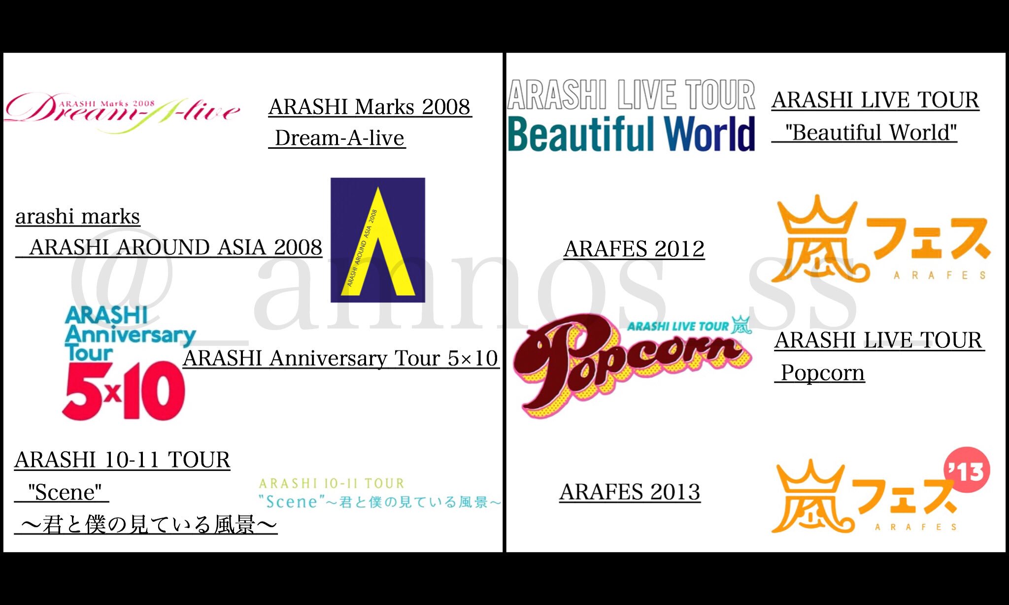 最速 嵐 コンサート ロゴマーク