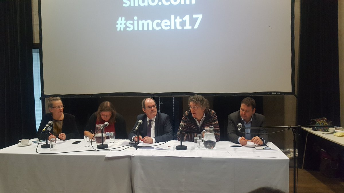 SIMCelt's tweet photo. There's just time for one last panel duscussionand what a lovely panel we have lined up ! #simcelt17 https://t.co/w8ogaNjhU2