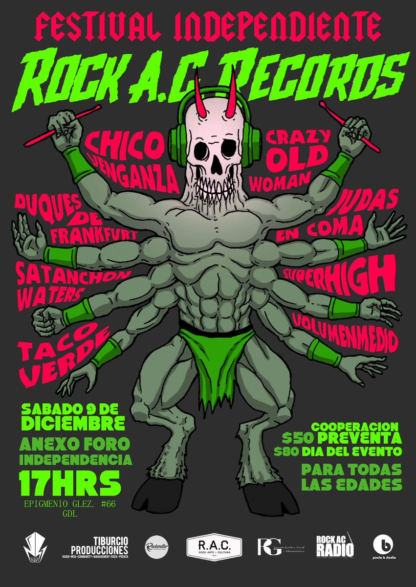 aurikamx's tweet photo. Ya está todo listo para la presentar de la disquera #RockAcRecords @Bonmaxima @RolGdl @GiselaModular @eldescafeinado @GDL_RESONANTE @rockunido @Reactor105 @Tavaresmaxima @esencia_deantes @Chava_Rock @RevistaCanica @rockACradio @entretelonesgdl @BlancdeBlancs @FIMProGDL @MrCDgdl https://t.co/tGMf67cpb2