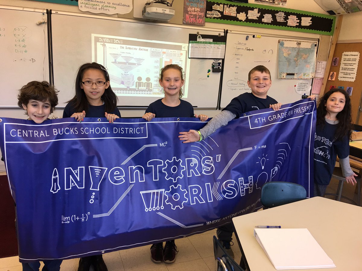 CBmrfillette's tweet photo. We officially kicked off the invention unit yesterday with 4th grade.  I can't wait to see them put their ideas to work! https://t.co/iNQgkOJGD3
