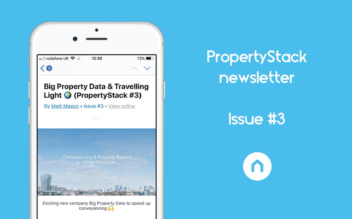 property_stack's tweet photo. 3rd issue of the @property_stack newsletter just out! 📬

https://t.co/Gom3CuHF0I

Featuring: @BigPropertyData @markprogressive @GrantCardone

#property #PropTech #Entrepreneur https://t.co/5vi2tyhvH4