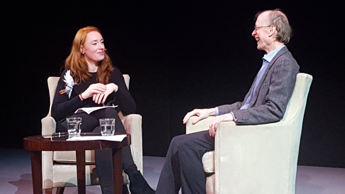 FryRsquared's tweet photo. My pose might be saying “I’m cool, I’m professional”, but my face definitely gives away how excited I am. An honour and a privilege to host a Q&amp;A with the great Sir Andrew Wiles last night.  Watch it here: https://t.co/nsOR9iOpMg https://t.co/Ylj2ilJk92
