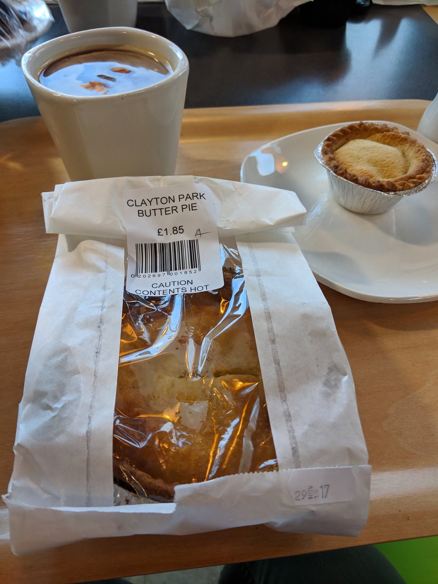 ThePieQuest's tweet photo. @BoothsCountry celebrating today! It's been so long! 🤤🎉 #mediacity #butterpie #booths #addiction https://t.co/D8r56ZqKe7