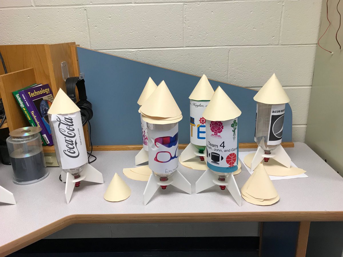a_gerhart's tweet photo. Water rocket launch for 6th grade Tech Ed students today! #yoursalisbury #stsd6 https://t.co/Hz7rFfZ4o3