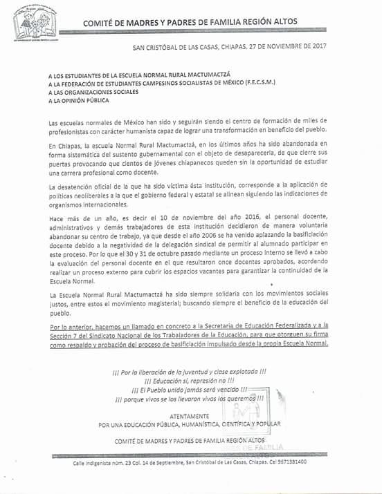 _Mactumactza_'s tweet photo. "MIS PADRES ME DIJERON TE VAS A ESTUDIAR, PERO SI HAY PROBLEMAS TE PONES A LUCHAR"

Comunicado por parte de:            P A D R E S       D E       F A M I L I A     DE      N U E S T R A    
  G L O R I O S A     N O R M A L #Tuxtla #Chiapas #México https://t.co/NnN7LYSoLH