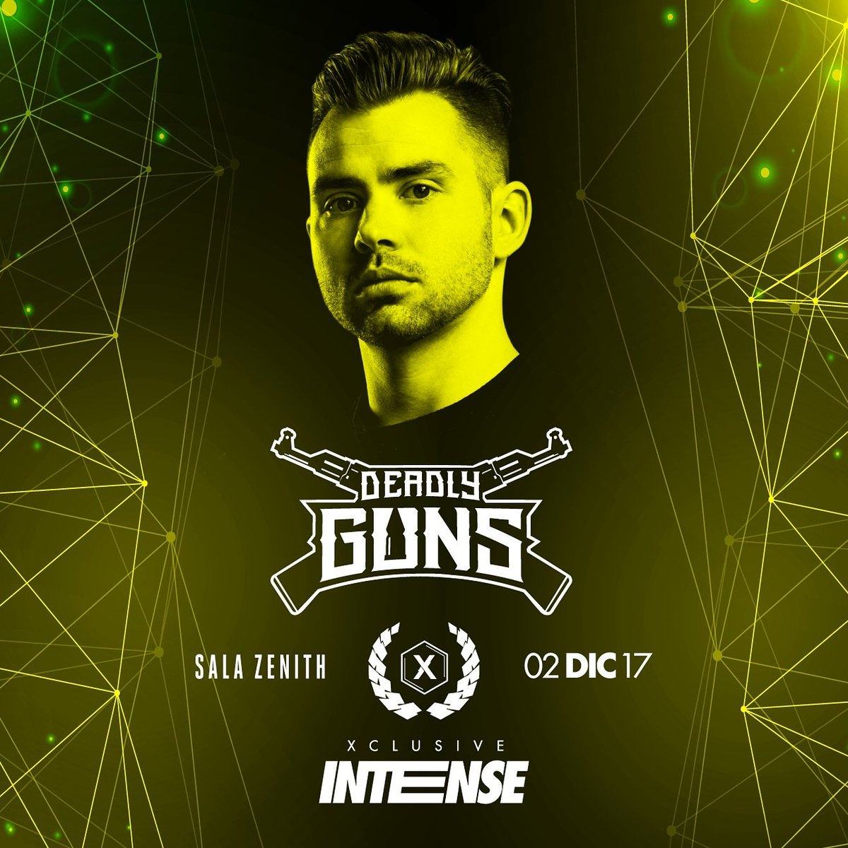 IntenseClubHard's tweet photo. ⚠️ ¡YA NO QUEDA NADA! ⚠️

¡ Deadly Guns estará este sábado en MADRID para poner patar arriba la capital !

¿Te lo vas a perder?!

Entradas: 18€ + 2 consumiciones
Dirección: Zenith Club Madrid
Fecha: Sábado 2 de Diciembre

#XclusiveIntense #DeadlyGuns #Madrid #Atocha #Spain https://t.co/FtKQeG9yal