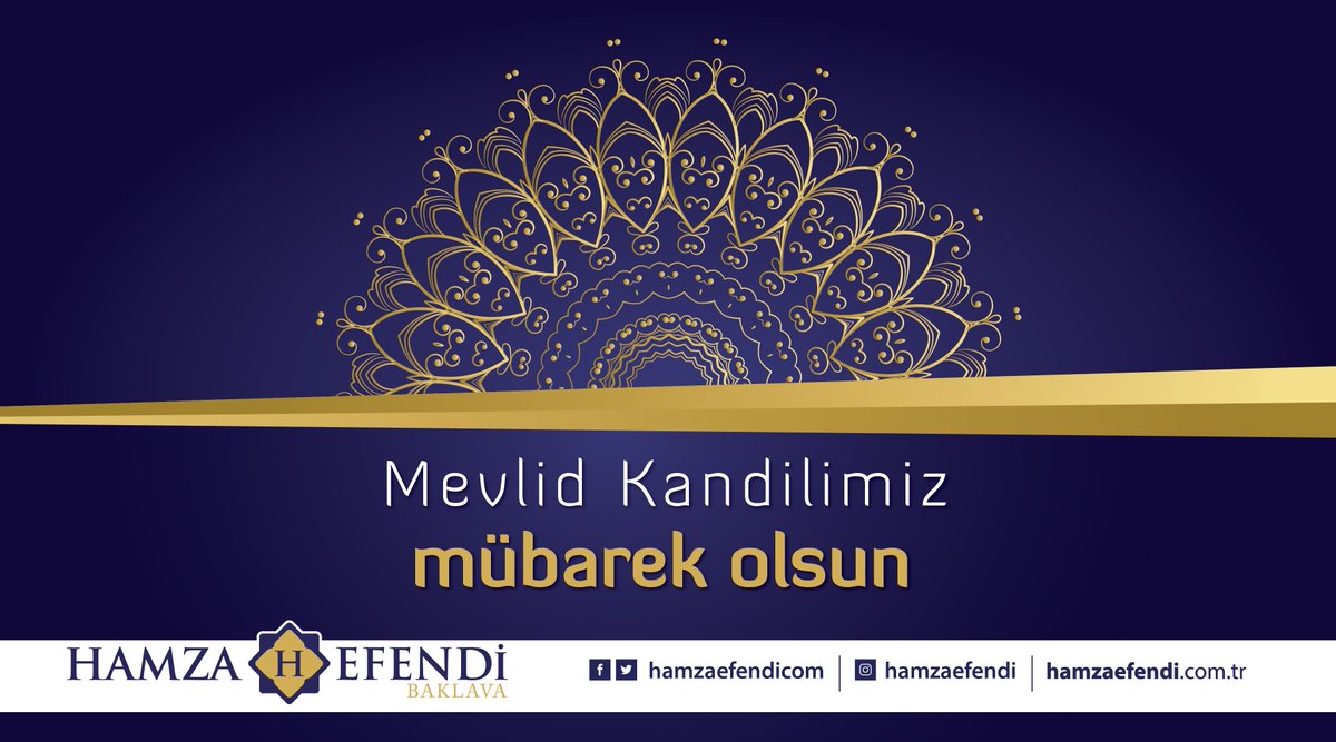 hamzaefendicom's tweet photo. Mevlid Kandilimiz Mübarek Olsun.
#HamzaEfendi #Baklava
🌐 https://t.co/uYG6JrGJ6V https://t.co/JqG9iU2i8a