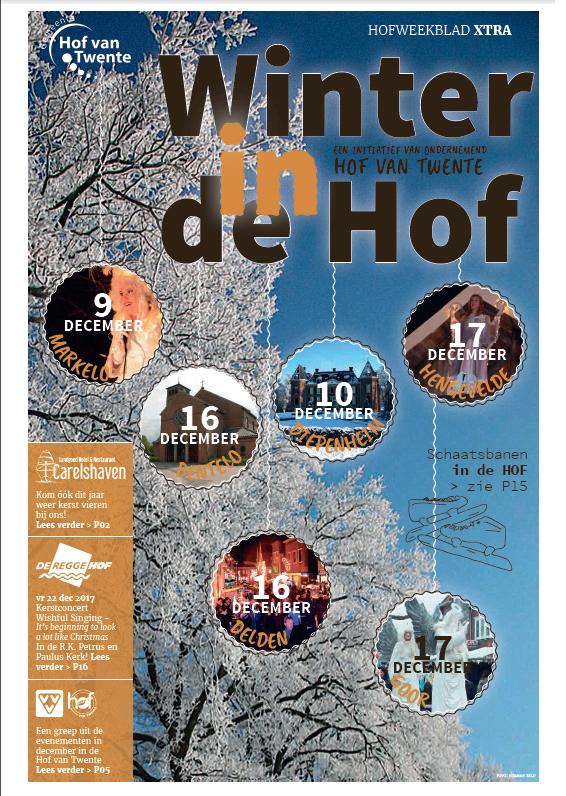 Blader nu online door de krant Winter in de Hof vol met evenementen, unieke arrangementen en aanbiedingen. owl.li/hDdY30gTgKH 

Huis-aan-huis verspreiding via het Hofweekblad en verkrijgbaar bij de VVV. I.s.m.  <a href="/Hofweekblad/">Hofweekblad</a> , Ondernemend Hof van Twente en <a href="/gemhofvantwente/">Gemeente Hof van Twente</a> .
