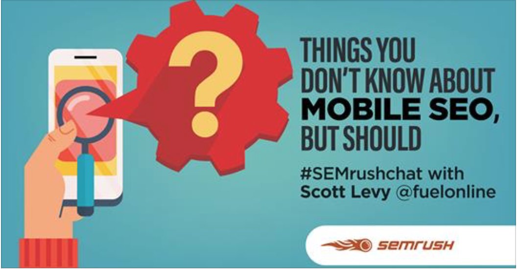 SEOQuakeTeam's tweet photo. Things You Don’t Know About Mobile SEO - last week #semrushchat recap by @beckyshindell https://t.co/HRavbQOpdC via @semrush https://t.co/z3FSMdbB9E