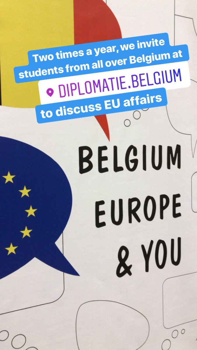BelgiumMFA's tweet photo. 🇧🇪🇪🇺 Minister of Foreign Affairs @DReynders goes into dialogue with 500 Belgian high-school students to talk about the #EU this afternoon.

Follow the event behind the scenes on Instagram. 👉 https://t.co/8KolWPlolW https://t.co/RdbboaXp1w