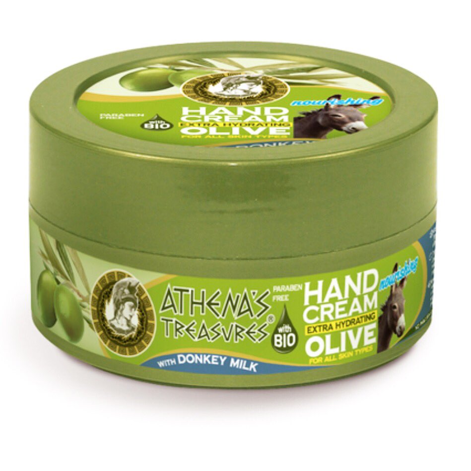 BodyMindStudio's tweet photo. Athena's Treasures® Hand Cream Donkey Milk (75ml) With Organic Olive Oil and Donkey Milk. New to the UK! 😊#pharmaid #athenastreasures #bioolive #handcream #organicskincare #organicbeauty #greekskincare #greek #madeingreece #bioaloe #donkeymilk #sheabutter https://t.co/9RhiN9Hchk https://t.co/CohaKhGKhn