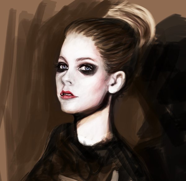 AvrilRLPortugal's tweet photo. Love this drawing of @AvrilLavigne by Martin Štvarták https://t.co/PqeEG33lW1