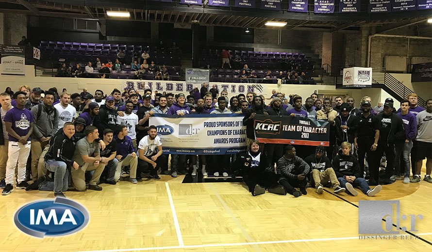 kcacsports's tweet photo. @buildersports Earns 2017 KCAC Football Team of Character Award: https://t.co/fNf8RaINC2 #KCACfb #TeamofCharacter @NAIACofC @IMAfinancial @DissingerReed https://t.co/5ZUufpzLzh