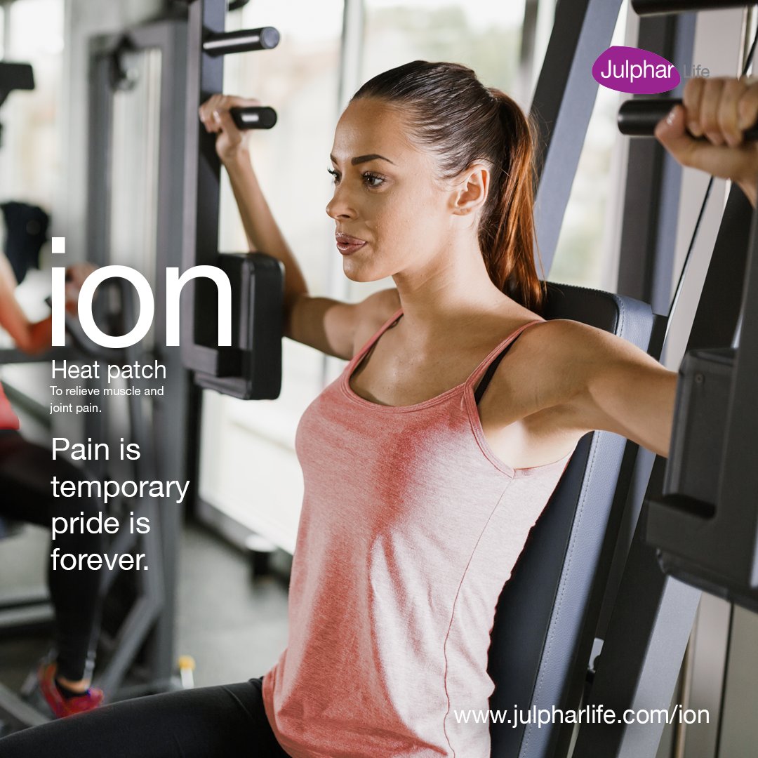 ionheatpatch's tweet photo. Pain stands no chance.
Ion far infrared heat patch for long and consitent relief from sore, aching muscles and joint pains.
#workout #gymlife #fitnessgoals #bulking #ion #heatpatch #ionheatpatch #muscle #pain #relax #natural #heatpatch #jointpain #heattherapy #active #fitness https://t.co/JKH0qOuwVk