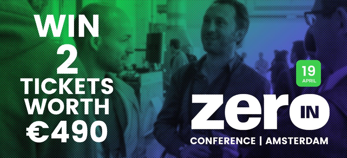 Chance to #WIN TWO TICKETS (worth €490) to #ZeroIn18 - the hottest new Tech conference to hit Europe!

How? Just re-tweet this and give us a follow! 

zeroin.tech  
#fintech #adtech #blockchain