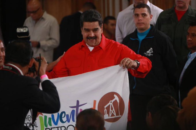 Heres2015's tweet photo. El Presidente @NicolasMaduro resaltó que el 28 de noviembre es el punto de partida para la nueva etapa de transformación de @PDVSA. https://t.co/3QOrK42kuF