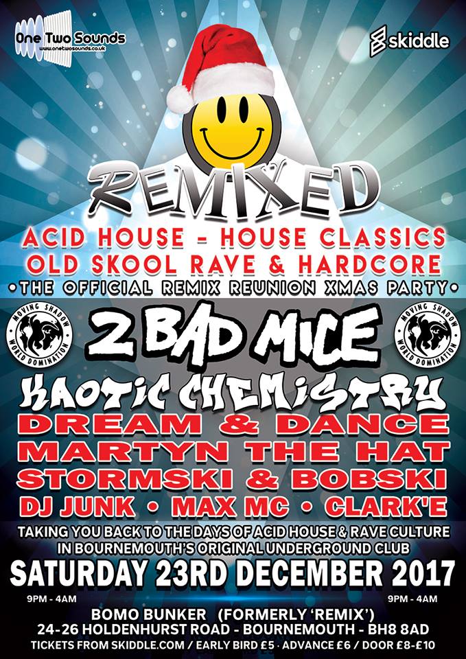 Looking forward to this!  Remixed Reunion with Old Skool legend <a href="/Si2BadMice/">Si2badmice</a> Not your average Christmas Party!  bit.ly/2AI47M4 <a href="/Stormski/">STORMSKI</a>