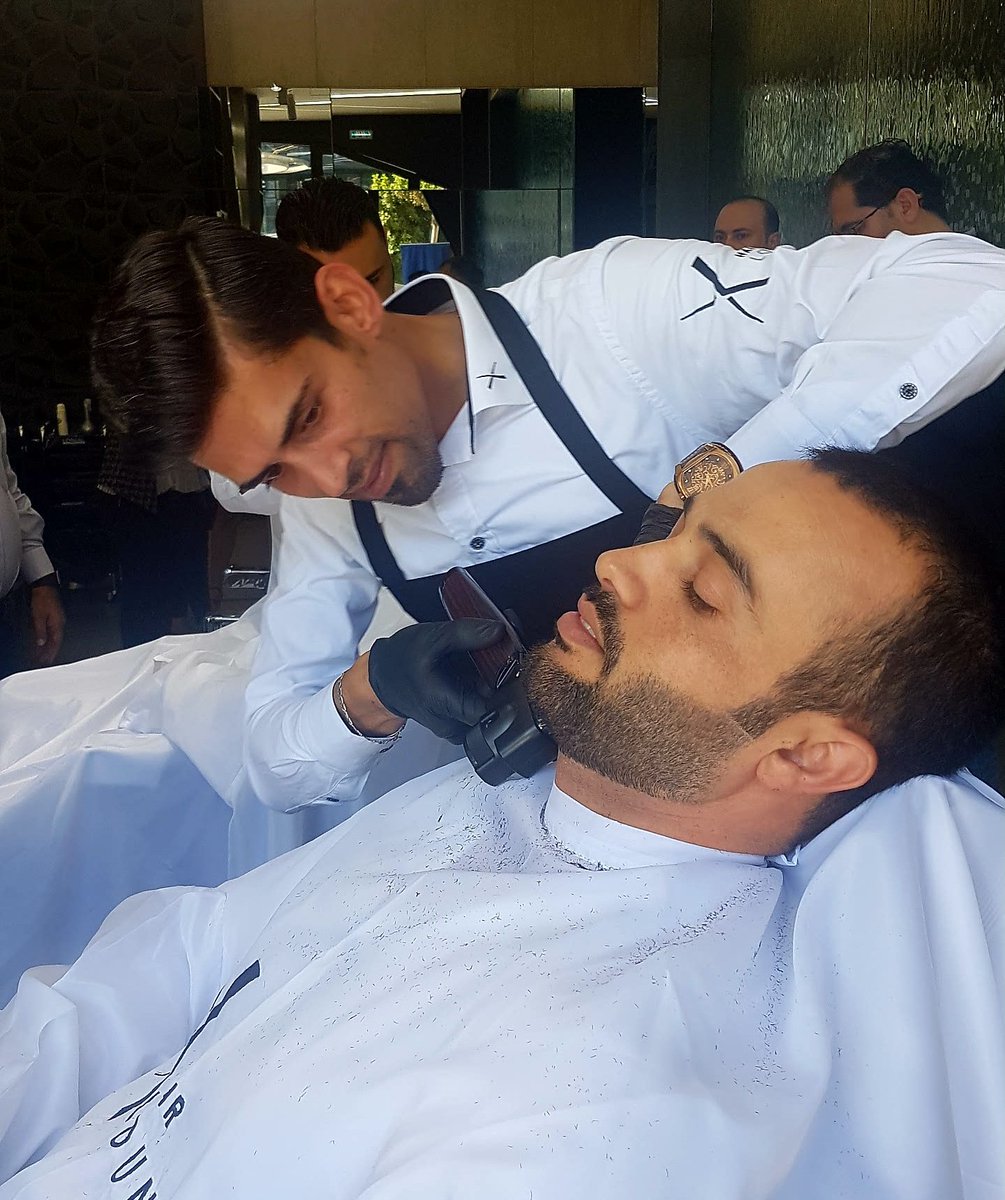 Panasonic_MEA's tweet photo. Today, we invited key journalists to join us for a hair-raising experience to try out the new Panasonic #iShaper at #XHairLounge Dubai. #BeardGoals #Grooming #3WayStyling https://t.co/nSagFR4Kl4