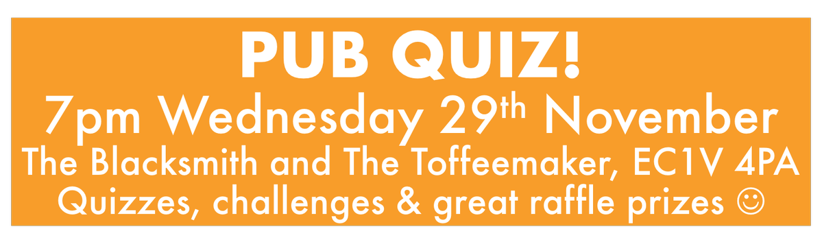 Huge thanks to <a href="/FivePointsBrew/">The Five Points</a> 🍺 and <a href="/RichMixLondon/">Rich Mix</a> 🎞️ for donating prizes for my fundraising raffle!  Pub quiz &amp; raffle are TONIGHT!  Please RT and help me raise more for <a href="/RestlessDev/">Restless Development</a>  😄 justgiving.com/pollywallacekr… #tonight #thingstodo #london