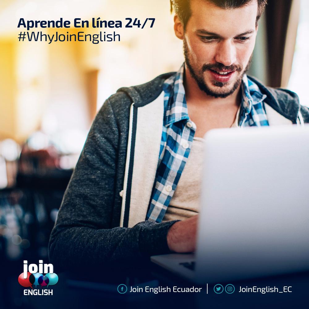 joinenglish_ec's tweet photo. Gracias a nuestra plataforma On-line, nuestros cursos están disponibles en cualquier momento del día, aprovecha tu tiempo libre para aprender con #JoinEnglish https://t.co/qfV4TdoT2s